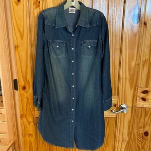 Denim dress size M
